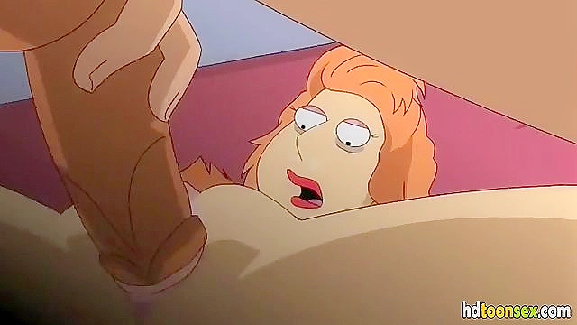 Italian gangsters giving their dicks to Lois Griffin's mature pussy