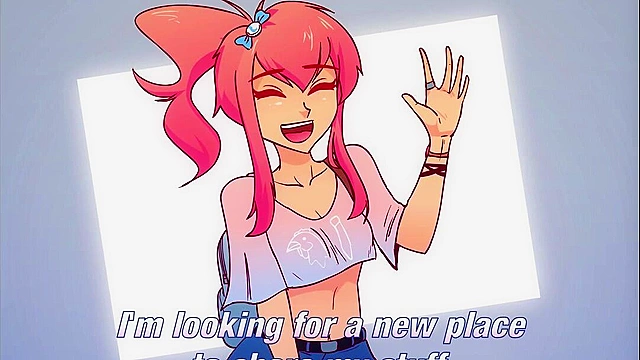 The Artist Migration - Pink haired cartoon girl dreams of rough sex gangbang and facials