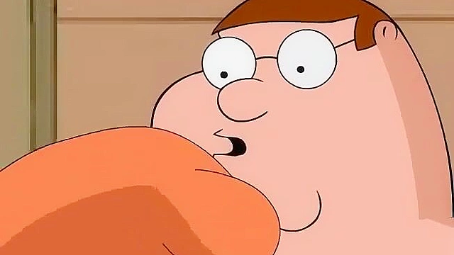 Peter and Lois Griffin from Family Guy have a dirty fuck at the office