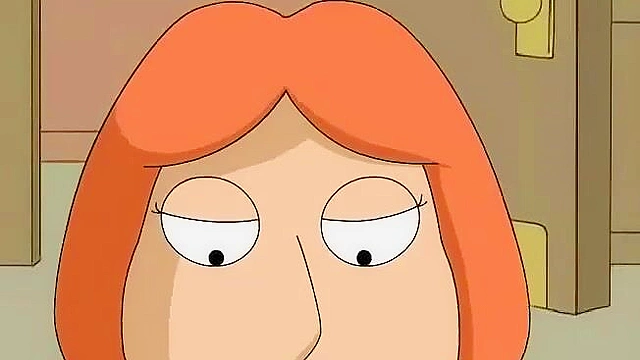 Peter and Lois Griffin from Family Guy have a dirty fuck at the office