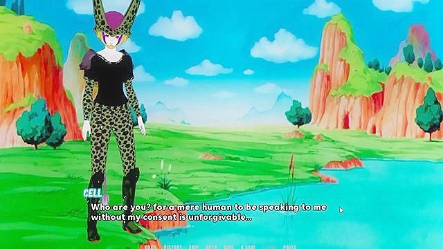 Dragonball Academia - Silde your dick into Android 18 tight robo pussy - game walkthrough