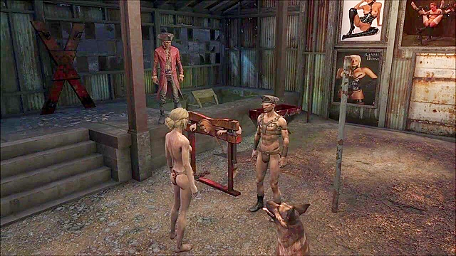 Fallout 4 girl Miko uses big strapon to peg her friend