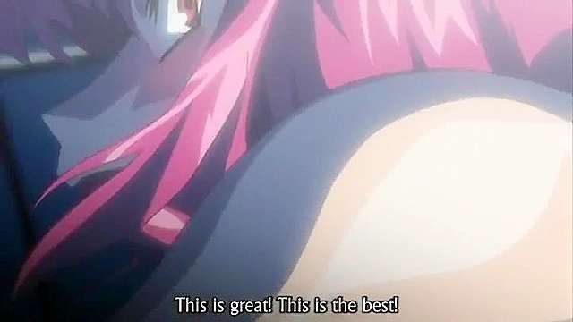 Hentai slut is rammed by huge dildo till her pussy breaks