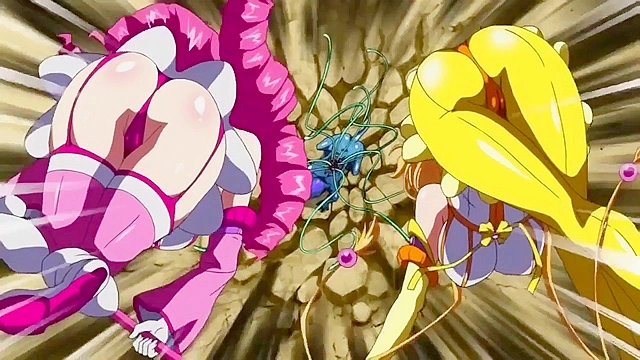 Magical Beast Purifier Girls Utea 1 - Magical hentai girls are fucked by tentacles in space