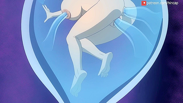 Shion gets slimed and sucked dry by Rimuru Tempest