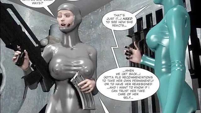 Aliens fuck big titty milfs in this sex comic