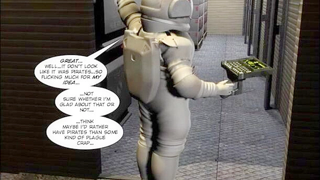 Aliens fuck big titty milfs in this sex comic