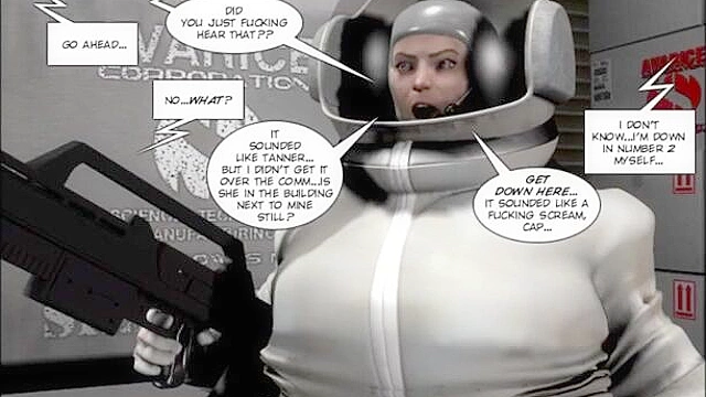 Aliens fuck big titty milfs in this sex comic