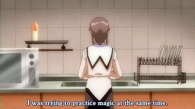 Magical Witch Academy 1 - Group of schoolgirls hold down sensei and give him a handjob till facial