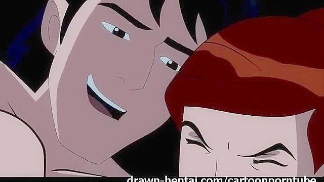 Gwen from Ben 10 sucks Kevin's dick and gets a deep fuck