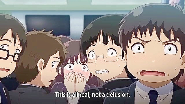 Graduation XX Train 3 - Huge titty sensei gets mouth fucked and covered in cum on train