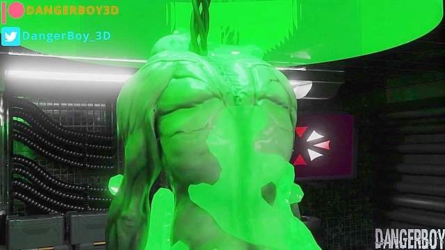 Claire In Space 2 - Claire Redfield is fucked by monster and cummed in mouth