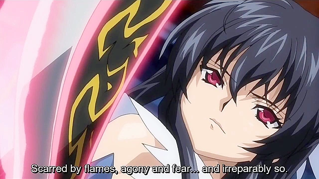 Busty redhead futa girl gets her holes destroyed while suspended in the air