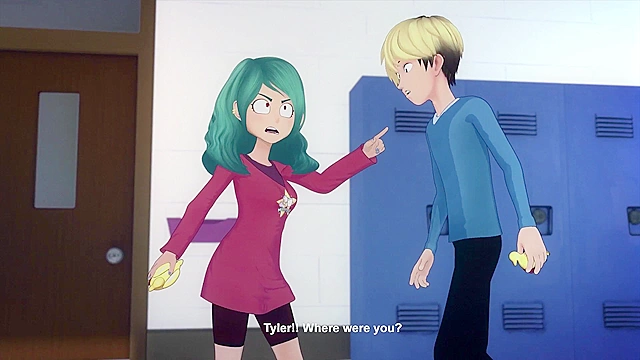 Meru the Succubus 4 - Schoolgirl demon is gangbanged in the school locker room