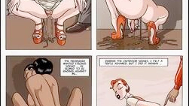 Futa Trap Tranny Comixxx Pack 9 Blonde shemale stripper going wild