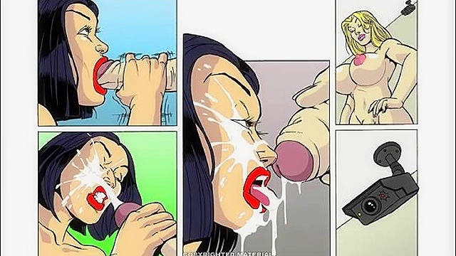 Futa Trap Tranny Comixxx Pack 9 Blonde shemale stripper going wild