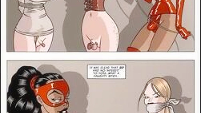 Futa Trap Tranny Comixxx Pack 9 Blonde shemale stripper going wild