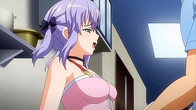 Petite teen with tight wet pussy get fucked deep in the kitchen - teen hentai