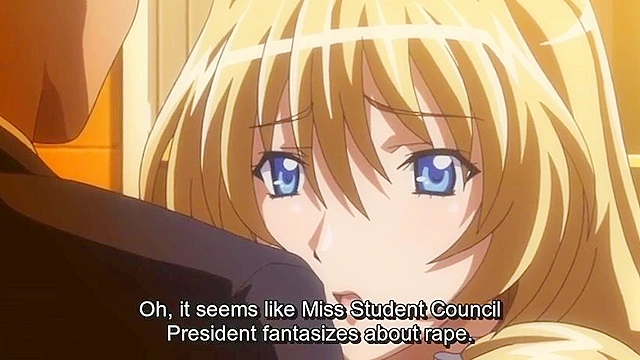 Academy Hypnosis Slave 2 - Student president's first kiss is getting face fucked