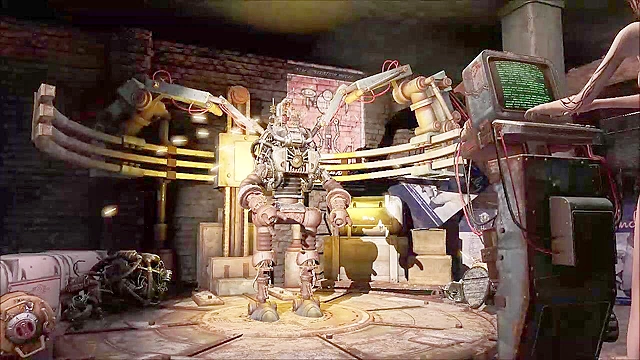 Fallout 4 Automatron uses robot cock on petite 3d teen girl