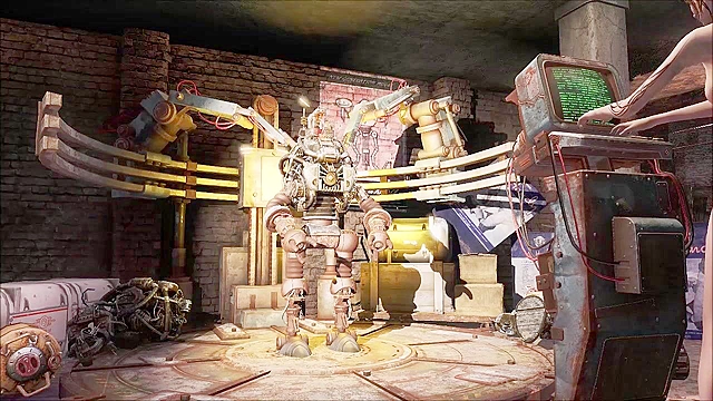 Fallout 4 Automatron uses robot cock on petite 3d teen girl