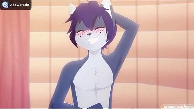 2 furrys fuck cowgirl in bathtub