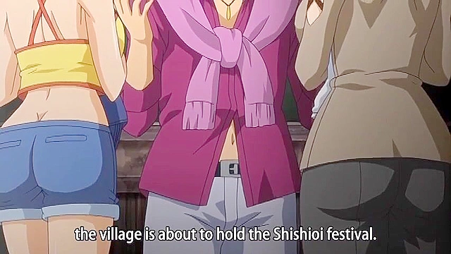 Helter Skelter 4 - Hentai schoolgirls get gangbanged while on vacation in pervy village