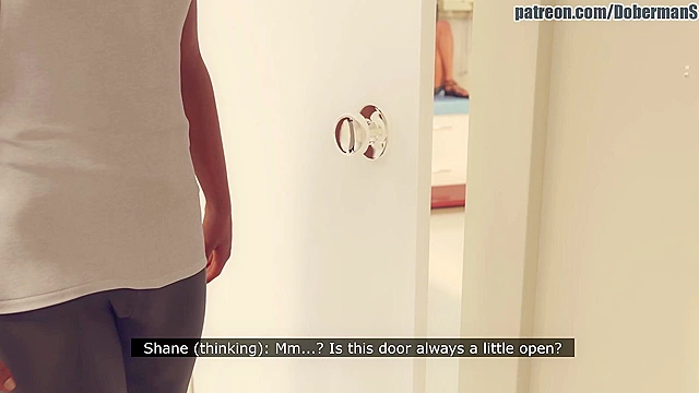 Busty doctor gets caught masturbating and then fucks big dick black boy