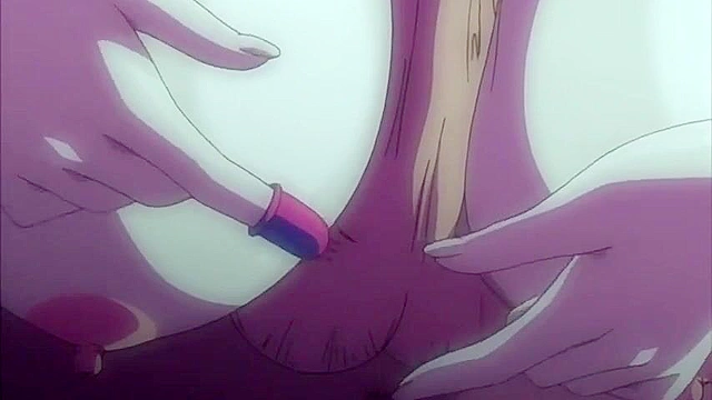 Horny hentai schoolgirl gets sprayed with hot cum repeatedly