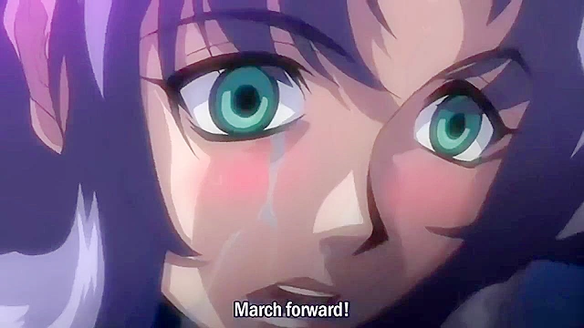 Prison slave cleans off a man's dick cheese in hentai gangbang