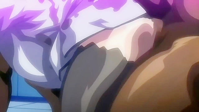 Prison slave cleans off a man's dick cheese in hentai gangbang