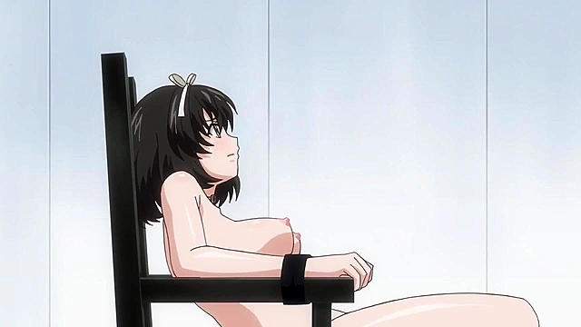 Petite schoolgirl gets her virgin pussy rammed by big cock in sex prison