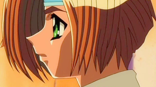 Busty redheaded anime virgin has intense orgasm after pussy licking