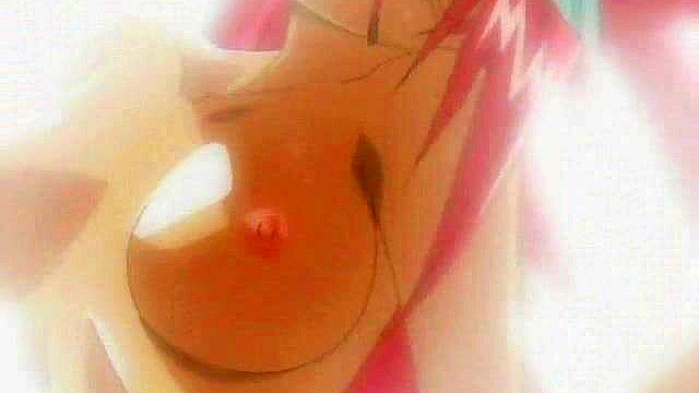 Busty redheaded anime virgin has intense orgasm after pussy licking