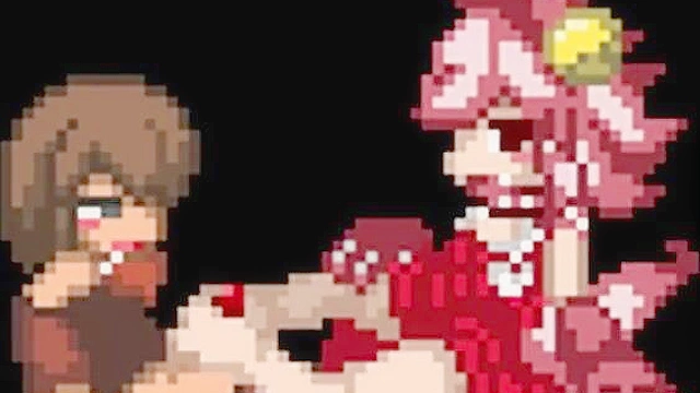 8bit cartoon porn with titty fucking and cumshots