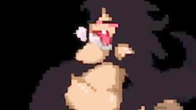 8bit cartoon porn with titty fucking and cumshots