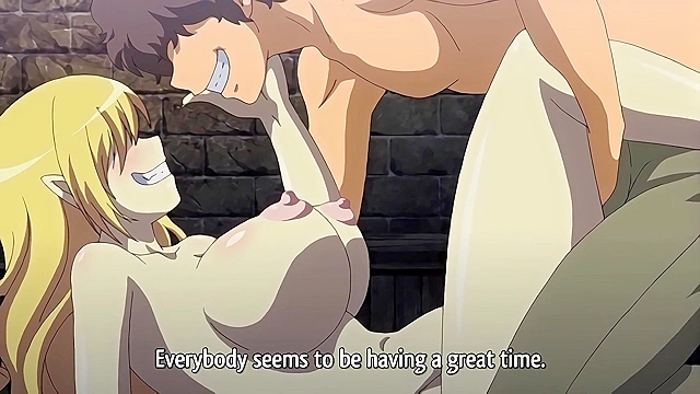 Holy Knight Ruvyrias 4 - Virgin townsfolk gangbang busty warrior girl Ruvyrias