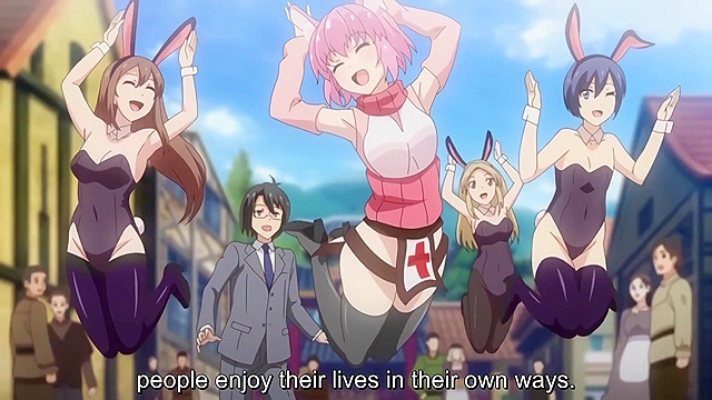 Bunny-Eared Adventure Story 3 - Bunny girl gets her tight pussy creampied after pole dance