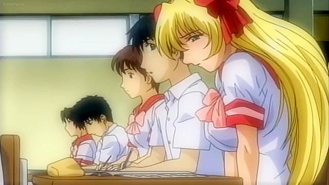 New Blackmailed 2 - Hentai blonde gets rough double penetration while filmed