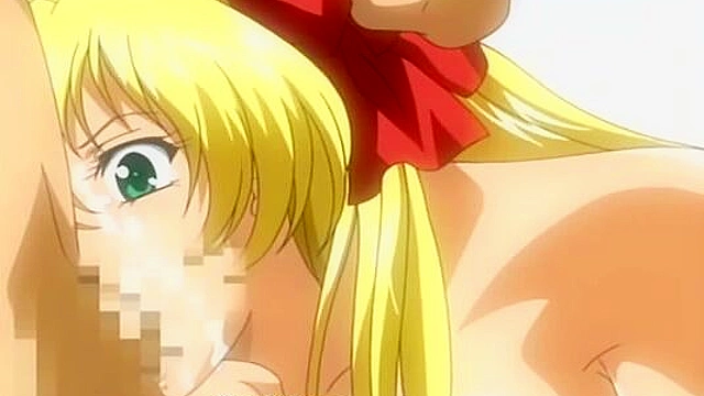 New Blackmailed 2 - Hentai blonde gets rough double penetration while filmed