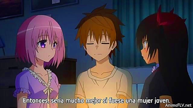 Hot Anime Chick Gets Wild in To Love-Ru Darkness 2nd OVA Ecchi Scene