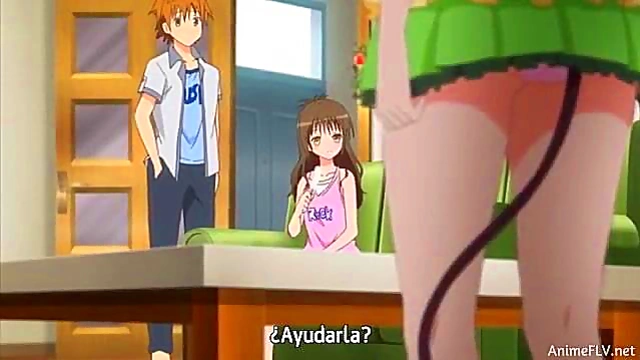Hot Anime Chick Gets Wild in To Love-Ru Darkness 2nd OVA Ecchi Scene