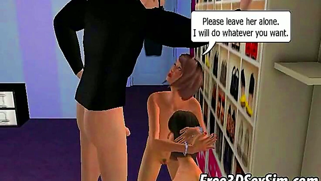 Sexy 3D Cartoon Honeys Suck Dick & Get Fucked Hardcore BDSM Style