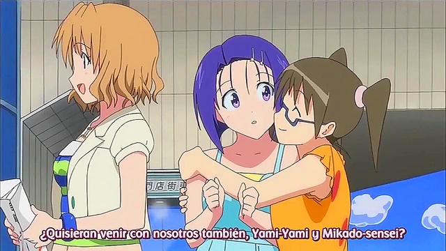 To Love-Ru Anime Couple Engage in Hot Ecchi Action & Passionate Moments