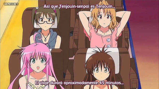 To Love-Ru Anime Couple Engage in Hot Ecchi Action & Passionate Moments