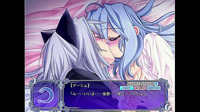 Kawaii Kemonomimi Girl Seduces You Under the Moon for Naughty Fun