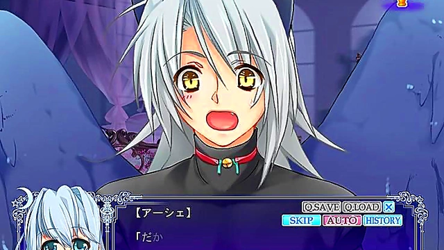 Kawaii Kemonomimi Girl Seduces You Under the Moon for Naughty Fun