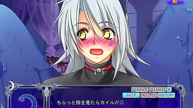 Kawaii Kemonomimi Girl Seduces You Under the Moon for Naughty Fun