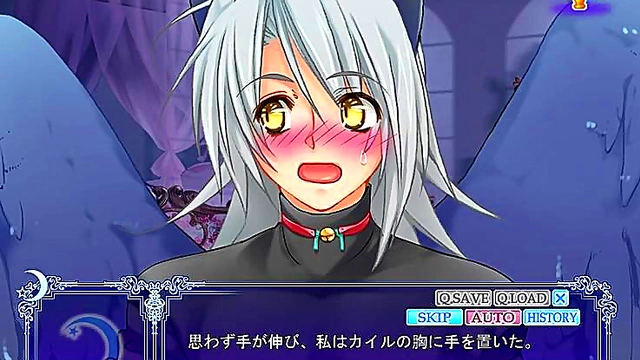 Kawaii Kemonomimi Girl Seduces You Under the Moon for Naughty Fun