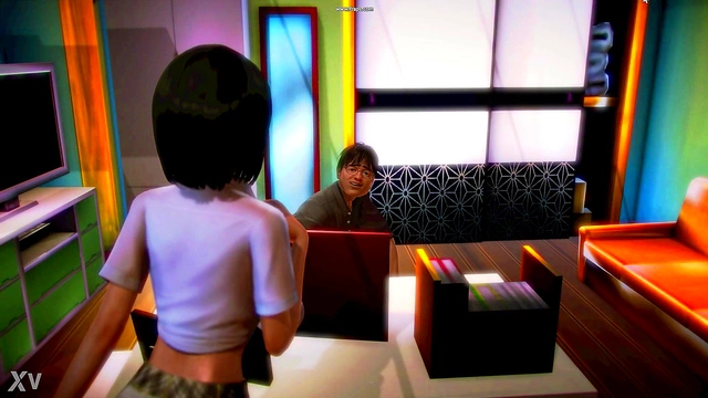 Nerd Gets Seduced by Busty Cartoon Family Member for Blowjob Fun